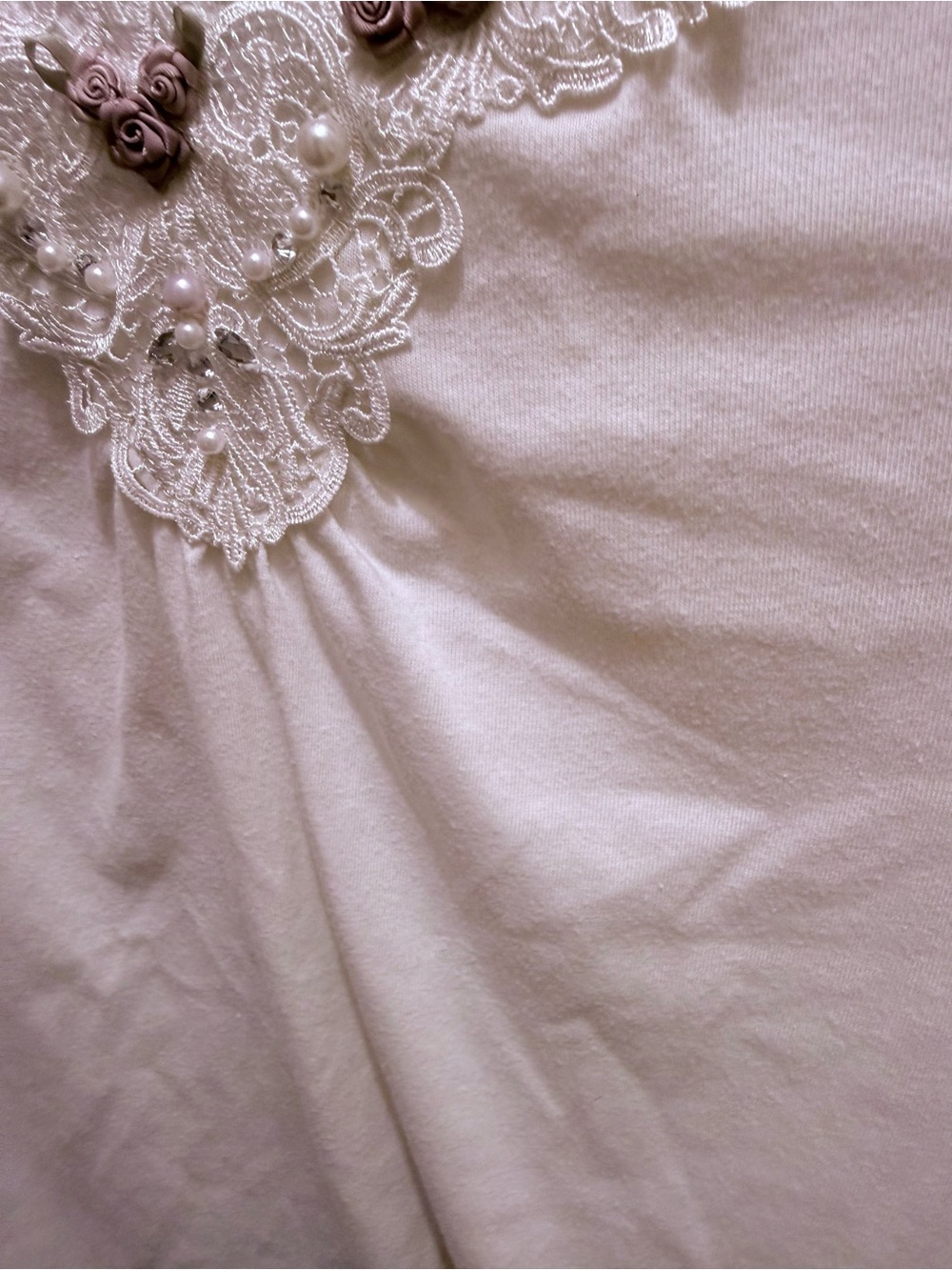 Axes Femme Pink and Cream Top - Picture 6 of 6